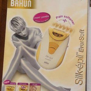 ⭐Braun Epilator Silk Epil Eversoft 2170 Corded Epilator+Shaver Trimme…